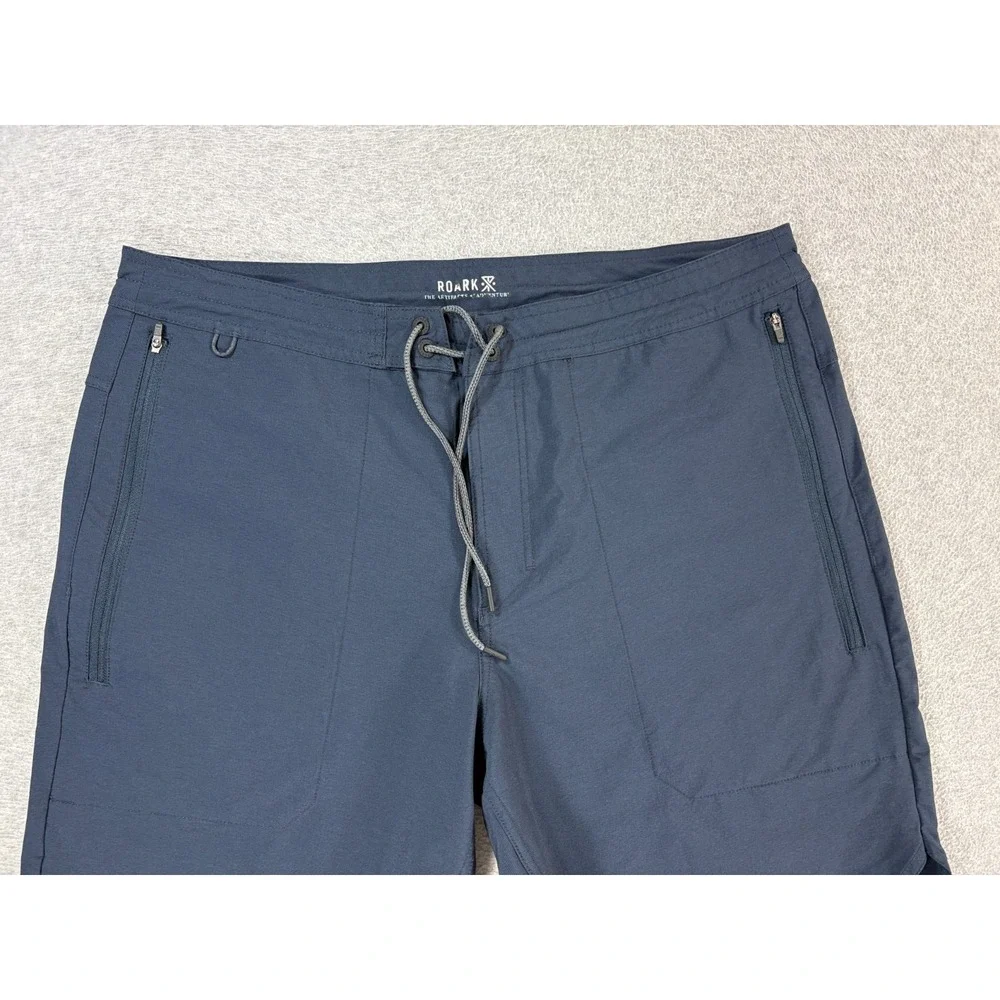 Roark Venture Hybrid Performance Shorts (Men's 2XL) Blue- 7